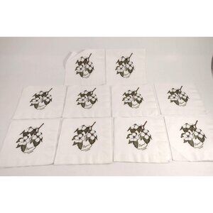 Vintage Dogwood Serviettes Tea Size 2-Ply Napkins Set of 10 Floral Flowers 5"